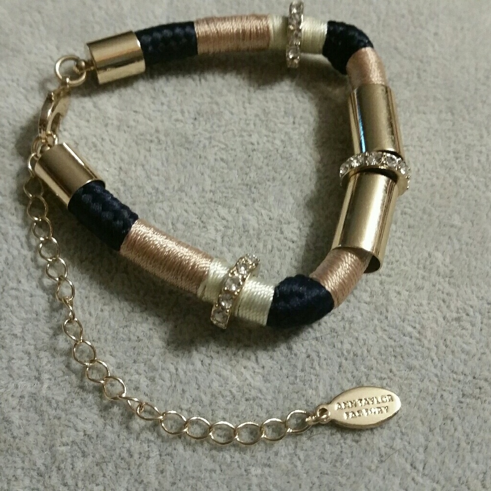 Ann Taylor Factory Gold Thread Bracelet